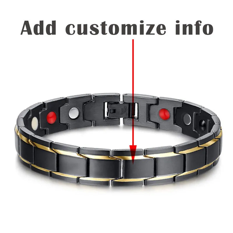 Men's Bracelet Bio Energy Healing Jewelry