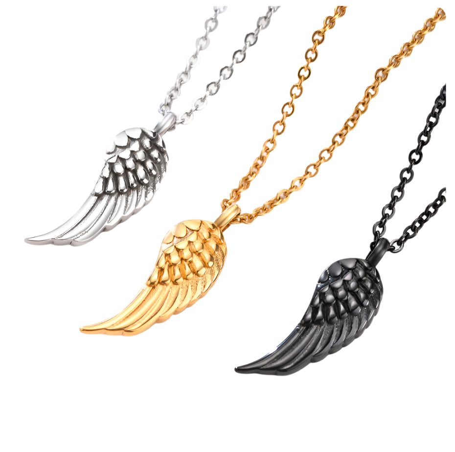 Angel Wing Cremation Necklace for Women
