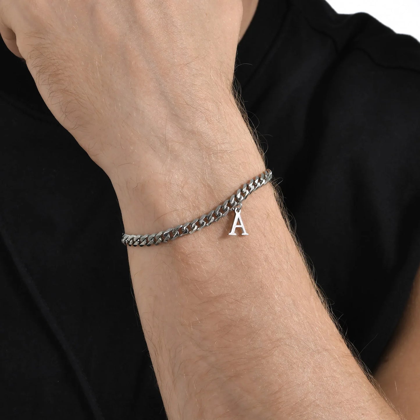 A-Z Initial Bracelets for Men Women