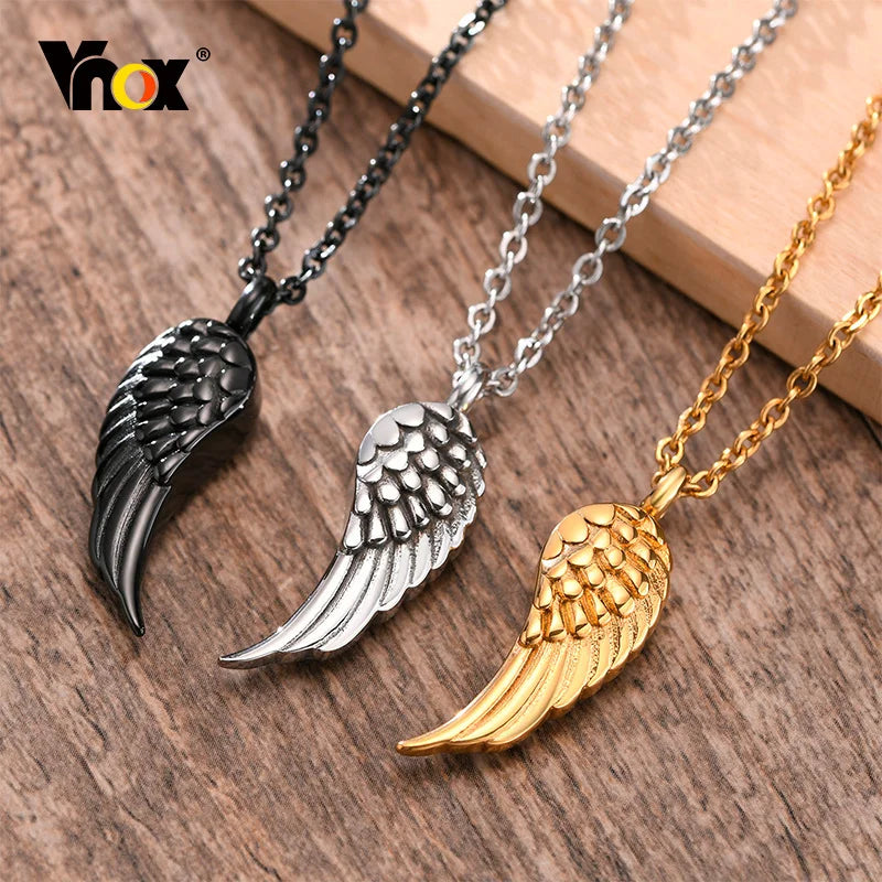 Angel Wing Cremation Necklace for Women