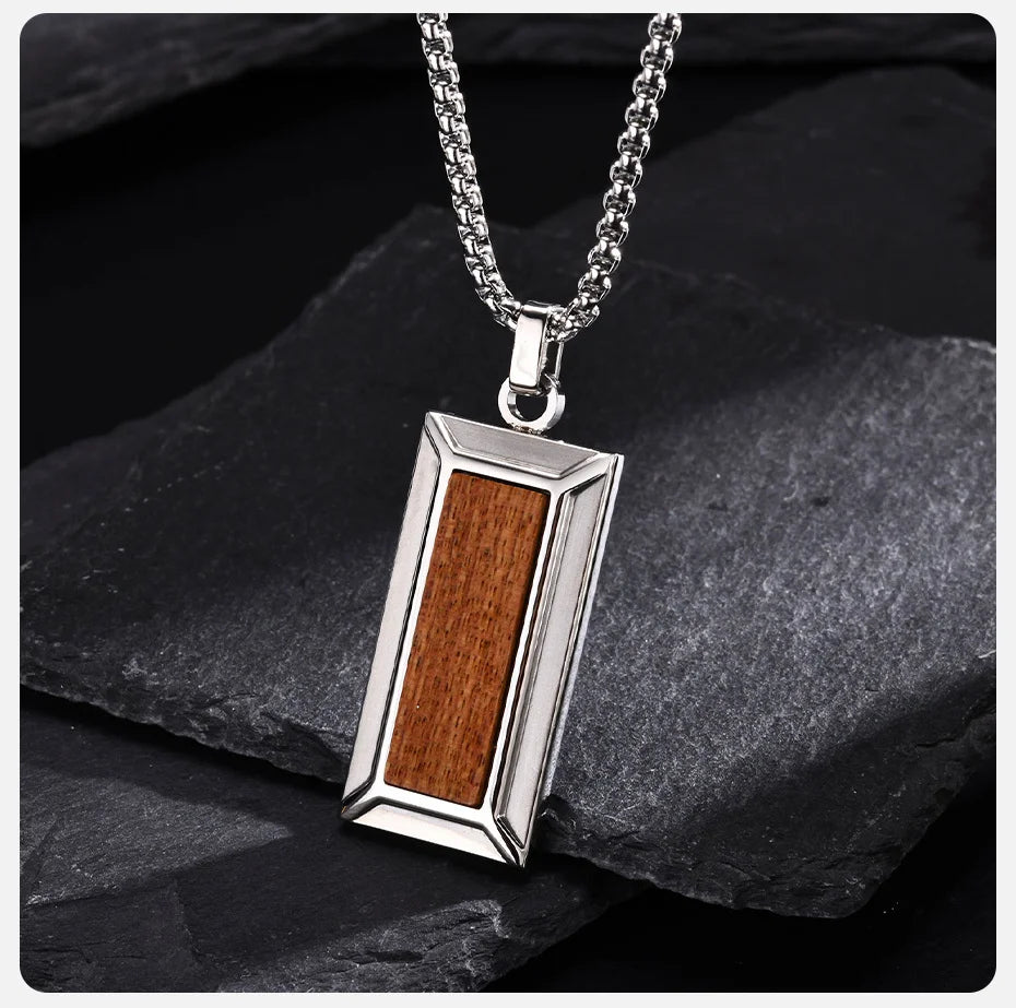 Luxury Brazil Rosewood Pendant Necklaces