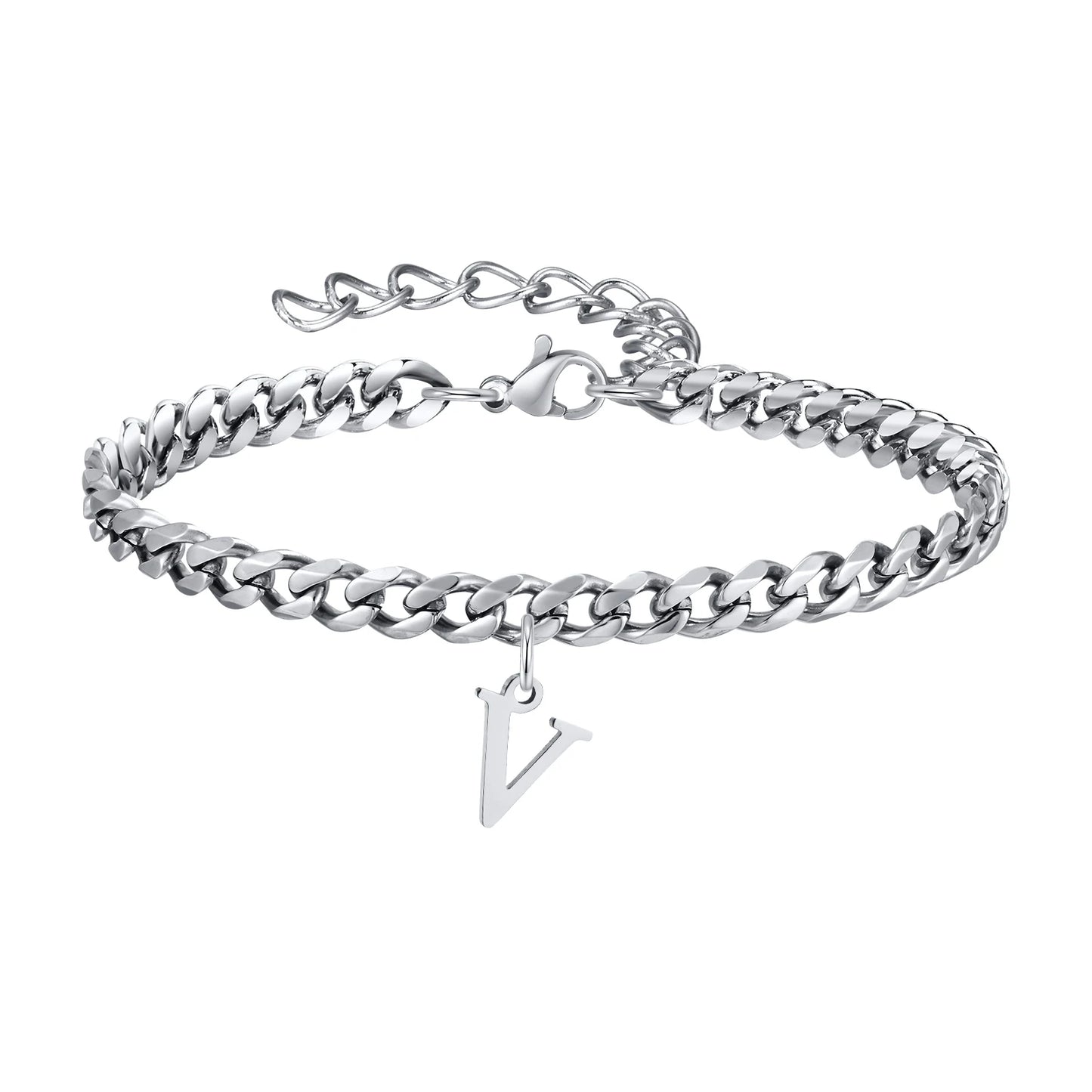 A-Z Initial Bracelets for Men Women